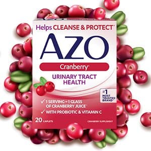 Azo Urinary Tract Health Cranberry Supplement 20 Caplets