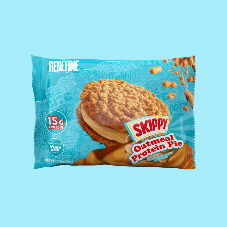 Redefine Foods Oatmeal Protein Pie Skippy Peanut Butter