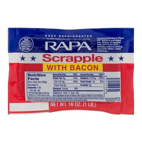 Rapa Scrapple W/Bacon