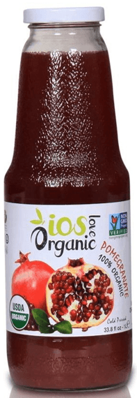 Ios Love Organic 100% Organic Pomegranate Juice