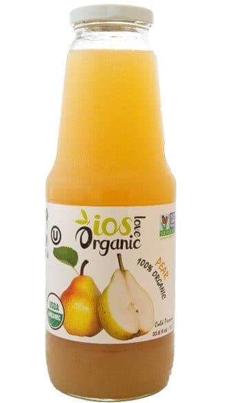 Ios Love Organic 100% Organic Pear Juice