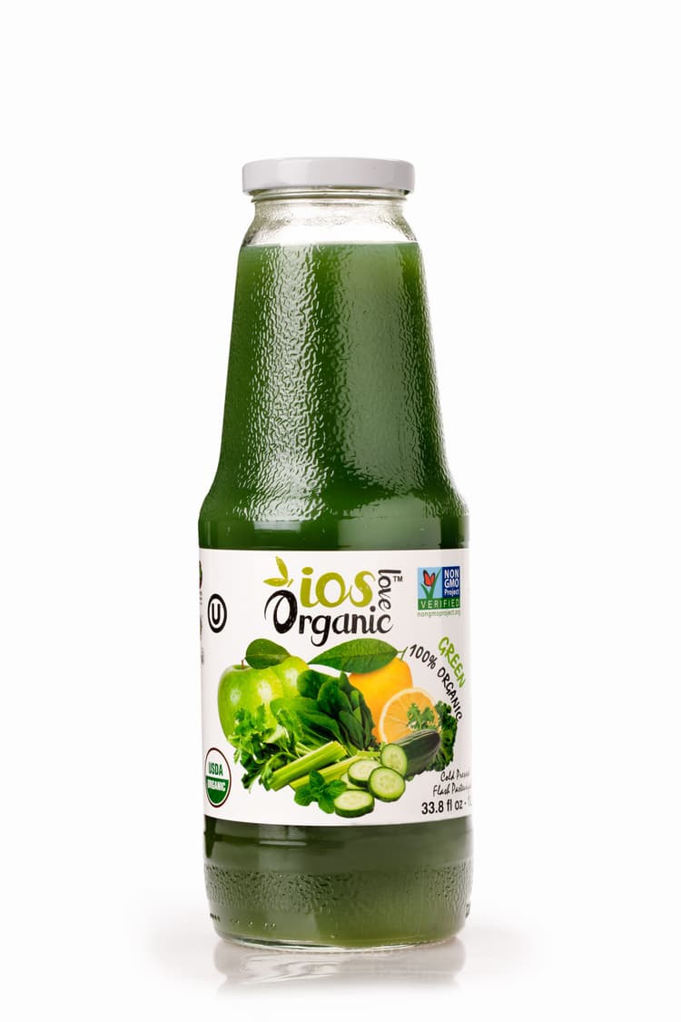 Ios Love Organic 100% Organic Green Juice