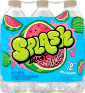 Splash Blast Water Beverage, Watermelon Flavored