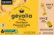 Gevalia Coffee & Froth Packet, Espresso Style, Chai Spice Flavored Latte, K