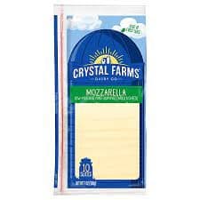 Crystal Farms Cheese, Part Skim, Mozzarella, Low Moisture