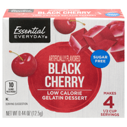 Essential Everyday Sugar Free Black Cherry Gelatin