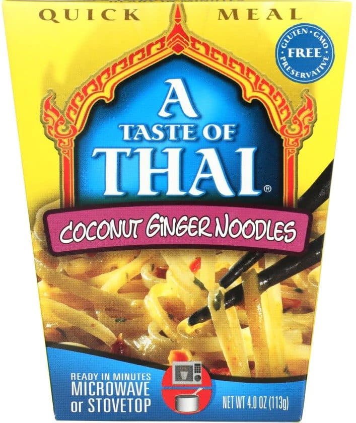 A Taste Of Thai Coconut Ginger Noodles