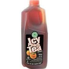 Clover Farms .5 Gallon Peach Icy Tea