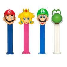 Pez, Candy & Dispenser, Strawberry/Orange/Raspberry