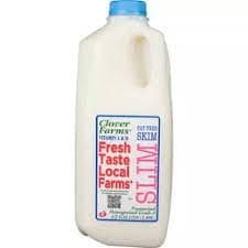 Clover Farms Half Gallon Skim Milk