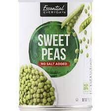 Essential Everyday No Salt Sweet Peas
