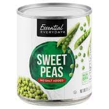 Essential Everyday No Salt Added Sweet Peas