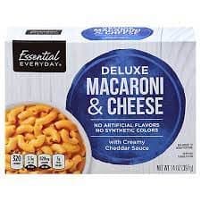 Essential Everyday Deluxe Macaroni & Cheese With Cheddar Sauce