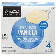 Essential Everyday Instant Vanilla Pudding & Pie Filling