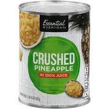 Essential Everyday Crushed Pineapple In 100% Juice