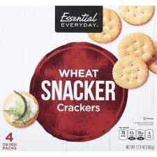 Essential Everyday Crackers, Wheat, Snacker