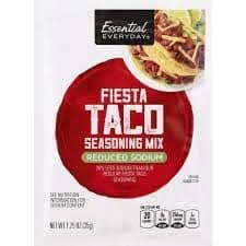 Essential Everyday Reduced Sodium Fiesta Taco Seasoning