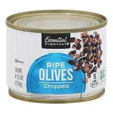Essential Everyday Olives, Ripe, Chopped