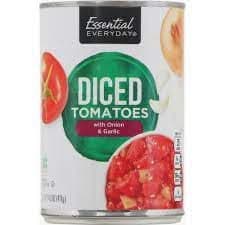 Essential Everyday Diced Tomatoes W/Garlic Onion