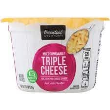Essential Everyday Microwavable Triple Cheese Mac & Cheese Dinner