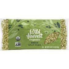 Wild Harvest Green Split Peas, Organic