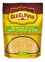 Old El Paso Mexican Style Cheese Blend