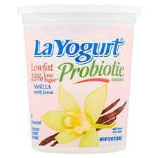 La Yogurt Lowfat Vanilla Probiotic