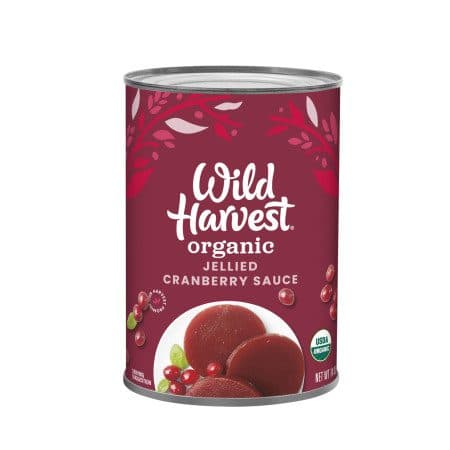 Wild Harvest Cranberry Sauce, Organic, Jellied