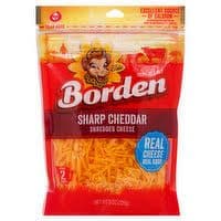 Borden Finely Shredded Sharp Cheddar Cheese