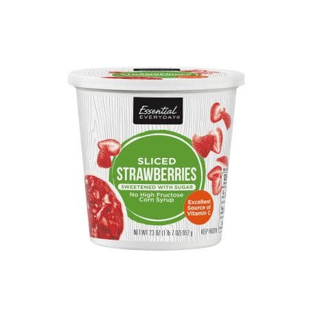 Essential Everyday Large Sliced Strawberries