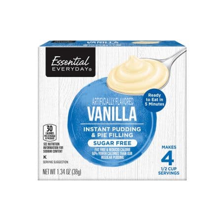 Essential Everyday Pudding & Pie Filling, Instant, Sugar Free, Vanilla