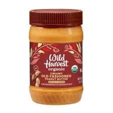 Wild Harvest Peanut Butter, Organic, Creamy