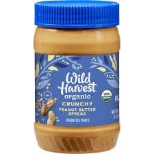 Wild Harvest Peanut Butter Spread, Organic, Crunchy