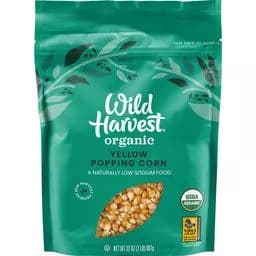 Wild Harvest Popping Corn, Organic, Yellow