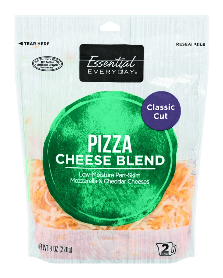 Essential Everyday Cheese Blend, Pizza, Classic Cut