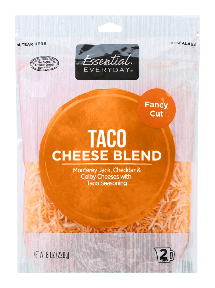 Essential Everyday Cheese Blend, Taco, Fancy Cut