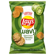 Lay'S Potato Chips, Fried Green Tomato Flavored, Wavy