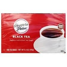 Shoppers Value Black Tea, Tagless
