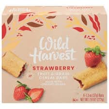 Wild Harvest Cereal Bar, Strawberry Fruit And Grain