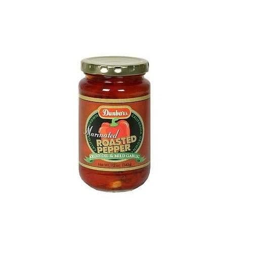 Dunbars Roasted Peppers, Marinated In Olive Oil & Mild Garlic
