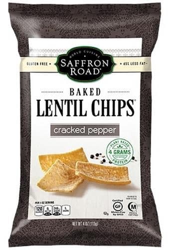 Saffron Road Pepper Lentil Chips