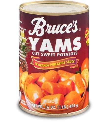 Bruces Cut Yams In Orange-Pineapple