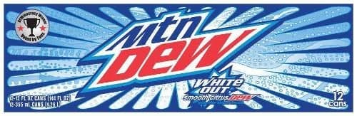 Mtn Dew White Out Smooth Citrus Flavor Soda
