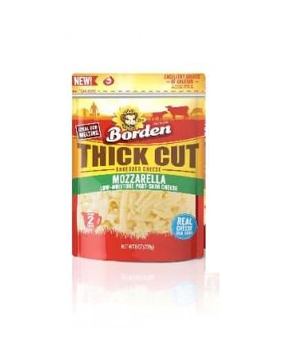 Borden Thick Cut Shredded Mozzarella Cheese