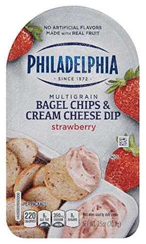 Philadelphia Bagel Chips W/Strawberry Cream Cheese