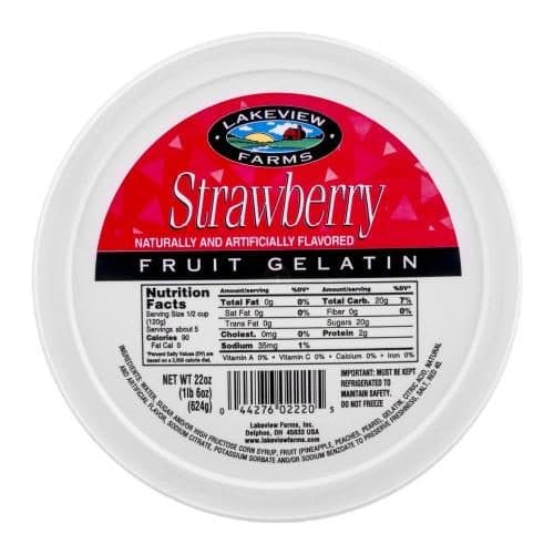 Winky Gelatin, Strawberry Fruit
