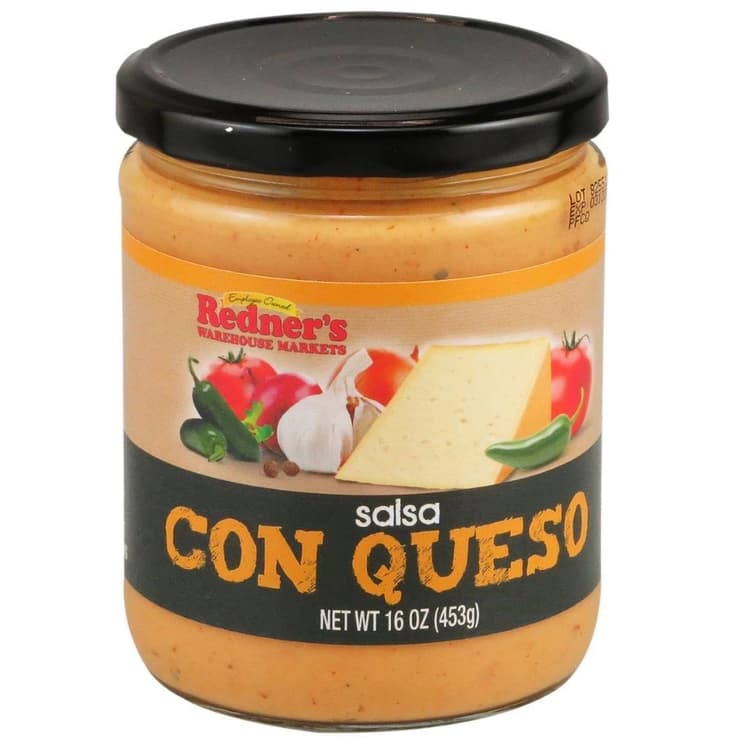 Redners Con Queso Salsa
