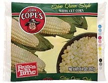 John Copes White Cut Corn, Silver Queen Style