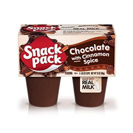 Snack Pack Chocolate With Cinnamon Spice Pudding