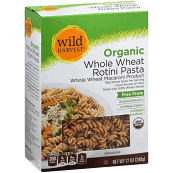 Wild Harvest Rotini Pasta, Organic, Whole Wheat